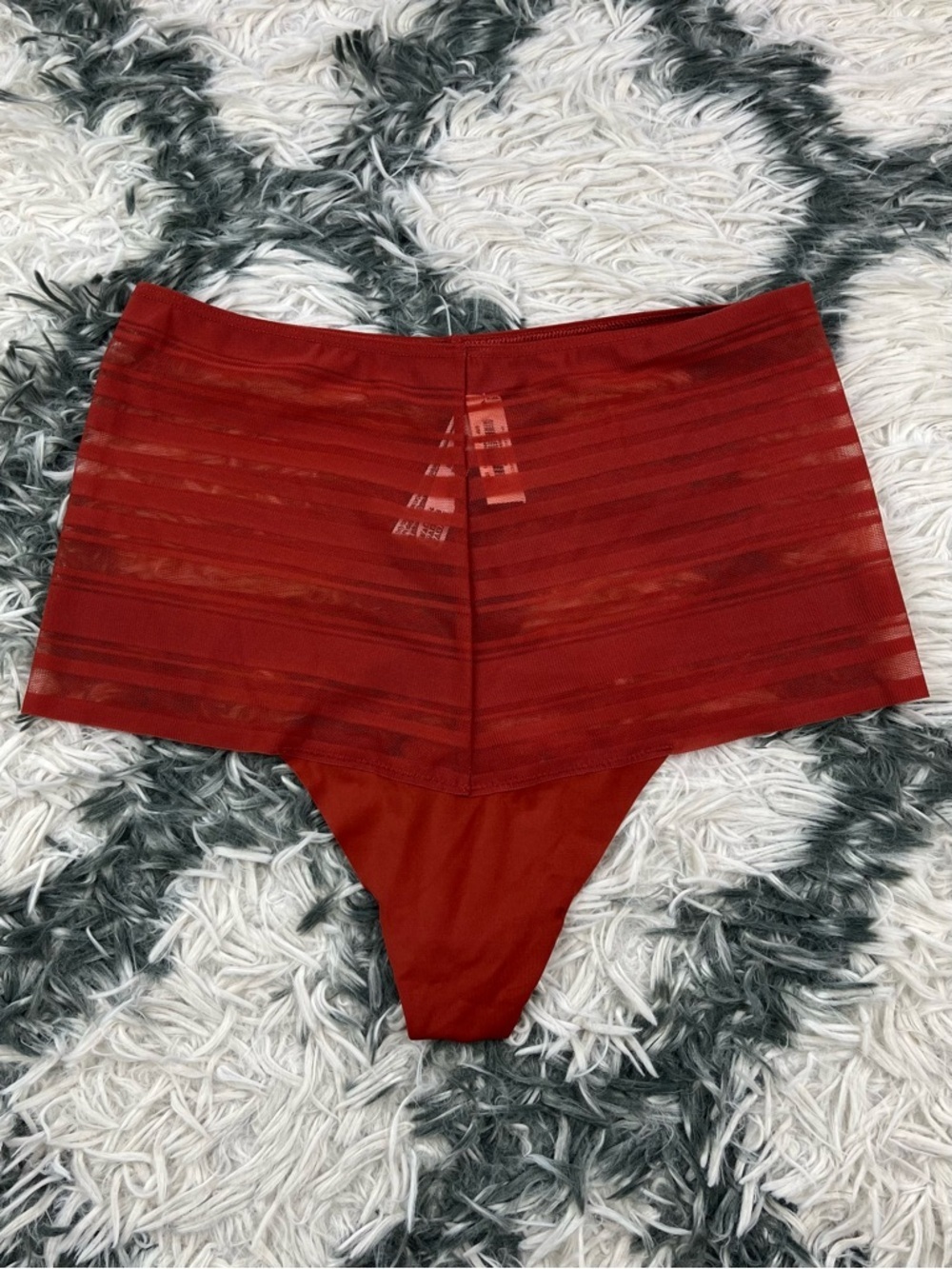 NWT Victoria’s Secret Women’s Burnt Orange High-waist Thong Size Medium